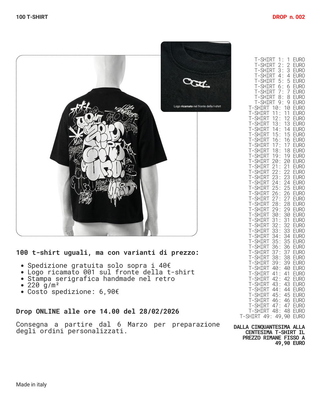 T-SHIRT UNDERGROUND by 001