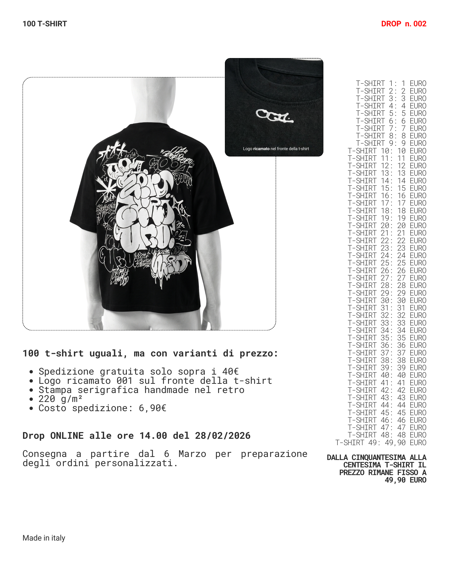 T-SHIRT UNDERGROUND by 001